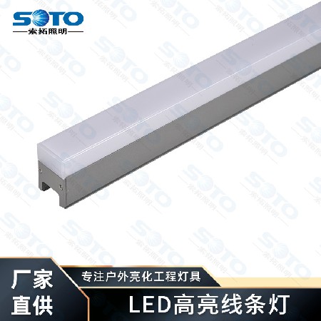 公园桥梁洗墙灯户外亮化文旅照明led长条灯线条灯工厂货源